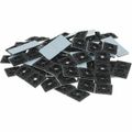 Product Image of Black, Nylon, Four Way Cable Tie Mounting Pad (Pack of 100), MPNY-1000-0-C