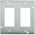 Product Image of Square Box Surface Cover, 7.5 Cubic Inches, 4-11/16" Square x 1/2" Deep, Galvanized Steel, RSL17