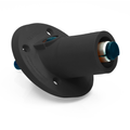 Product Image of 22 Series Panel Mount Receptacle, Male, 690A Max, 600V 30 Degree Angle, 1.00"L Threaded Stud Termination, 250-777 MCM Cable Range (Black)