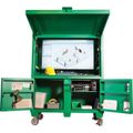 Product Image of 16 Gauge Steel Compact Field Office with Casters, Green