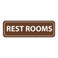 Product Image of Rest Rooms Acrylic Office Sign, AS55