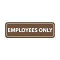 Product Image of Employees Only Acrylic Office Sign, AS9