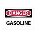 Product Image of 10" High Danger Gasoline Aluminum Sign, D40AB