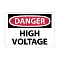 Product Image of 10" High Danger High Voltage Aluminum Sign, D49AB