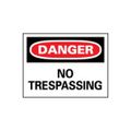 Product Image of 20" High Danger No Trespassing Aluminum Sign, D81AD