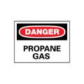 Product Image of 10" High Danger Propane Gas Aluminum Sign, D84AB