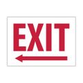 Product Image of 10" x 10" Rigid Plastic Glow-In-The-Dark Exit Sign, GL16R