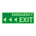 Product Image of 5" High Emergency Exit Plastic Exit Sign, GL301R