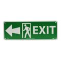 Product Image of 5" x 14" Plastic Glow-In-The-Dark Exit Sign, GL307R
