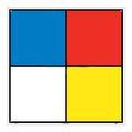 Product Image of 15" x 15" Hazardous Materials Systems Plastic Chemical & Hazardous Material Sign, HMS15R