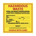 Product Image of 6" High Hazardous Material Label, HW17