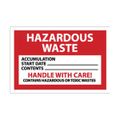 Product Image of 4" x 6" Hazardous Waste Accumulation Start Date Vinyl Hazardous Material Label (25-Pack), HW19