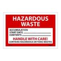 Product Image of 4" x 6" Hazardous Waste Accumulation Start Date Paper Hazardous Material Label, HW20