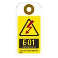 Product Image of 4" High Blank Unrippable Vinyl Energy Isolation Tag (10-Pack), IST4201