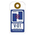 Product Image of 4" High Blank Unrippable Vinyl Energy Isolation Tag (10-Pack), IST4205