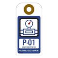 Product Image of 4" High Blank Unrippable Vinyl Energy Isolation Tag (10-Pack), IST4207