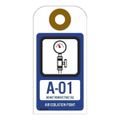 Product Image of 4" High Blank Unrippable Vinyl Energy Isolation Tag (10-Pack), IST4210