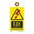 Product Image of 6" High Blank Unrippable Vinyl Energy Isolation Tag, IST6301