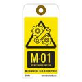 Product Image of 6" High Blank Unrippable Vinyl Energy Isolation Tag, IST6306
