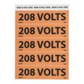 Product Image of 208 Volts Vinyl Electrical & Energy Source Label (25-Pack), JL22039O