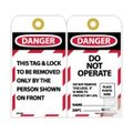 Product Image of 4" High Danger Self-Laminated Vinyl Lockout Tag, JMTAG2