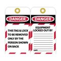 Product Image of 3" High Danger Unrippable Vinyl Lockout Tag, LOTAG1