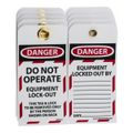 Product Image of 3.0000" High Unrippable Vinyl Lockout Tag, LOTAG11