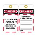 Product Image of 3" High Danger Unrippable Vinyl Lockout Tag, LOTAG16