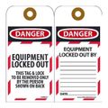 Product Image of 3" High Danger Unrippable Vinyl Lockout Tag, LOTAG17-25