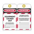 Product Image of 3" High Danger Unrippable Vinyl Lockout Tag, LOTAG37-25