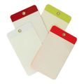 Product Image of 3-1/4" x 5-1/2" Blank Self-Laminated Unrippable Vinyl Tag (25-Pack), LVS203W