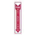 Product Image of 18" x 4" Fire Extinguisher Aluminum Fire Sign, M23FA