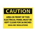Product Image of 3" High Vinyl Accident Prevention Label, MSCC115AP