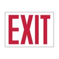 Product Image of 7" x 10" Rigid Plastic Glow-In-The-Dark Exit Sign, MSCGL12R