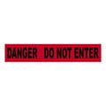 Product Image of 3" x 1,000' Polyethylene Danger Do Not Enter Barricade Tape (Black & Red), PT25-ACCUFORM