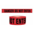 Product Image of 3" x 135' Cotton Danger Do Not Enter Barricade Tape (Red), PT25RT