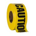Product Image of 3" x 1,000' Polyethylene Caution/Cuidado Bilingual Barricade Tape (Black & Yellow), PT44