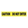 Product Image of 3" x 1,000' Polyethylene Caution Do Not Enter Barricade Tape (Yellow), PT9-2ML