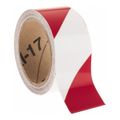 Product Image of 2" x 30' Reflective Striped Vinyl Safety Marking Tape (Red & Silver), RHS2RS