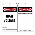 Product Image of 3" High Danger Unrippable Vinyl Accident Prevention Tag, RPT11