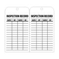 Product Image of 3" High Notice Unrippable Vinyl Inspection Tag, RPT112