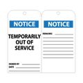 Product Image of 3" High Notice Unrippable Vinyl Lockout Tag, RPT148G