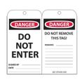 Product Image of 3" High Danger Unrippable Vinyl Accident Prevention Tag, RPT161