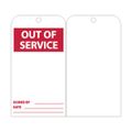 Product Image of 3" High Notice Unrippable Vinyl Lockout Tag, RPT176