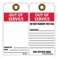 Product Image of 6" High Danger Unrippable Vinyl Accident Prevention Tag, RPT176AG