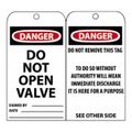 Product Image of 3" High Danger Unrippable Vinyl Accident Prevention Tag, RPT18