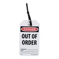 Product Image of 3" High Danger Unrippable Vinyl Accident Prevention Tag, RPT25