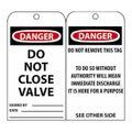 Product Image of 3" High Danger Unrippable Vinyl Accident Prevention Tag, RPT32