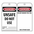 Product Image of 3" High Danger Unrippable Vinyl Accident Prevention Tag, RPT34
