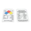 Product Image of 3" x 6" Warning Unrippable Vinyl Accident Prevention Tag, RPT77